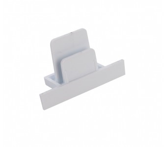 Įleidžiamo bėgelio užbaigimas PROFILE RECESSED DEAD END CAP WHITE